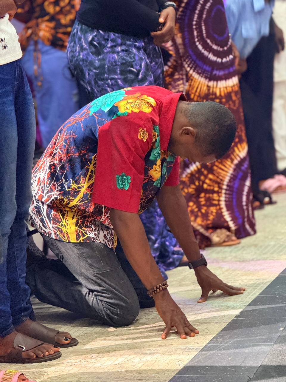 Church service moment